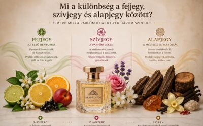 Mi a különbség a fejjegy, szívjegy és alapjegy között?