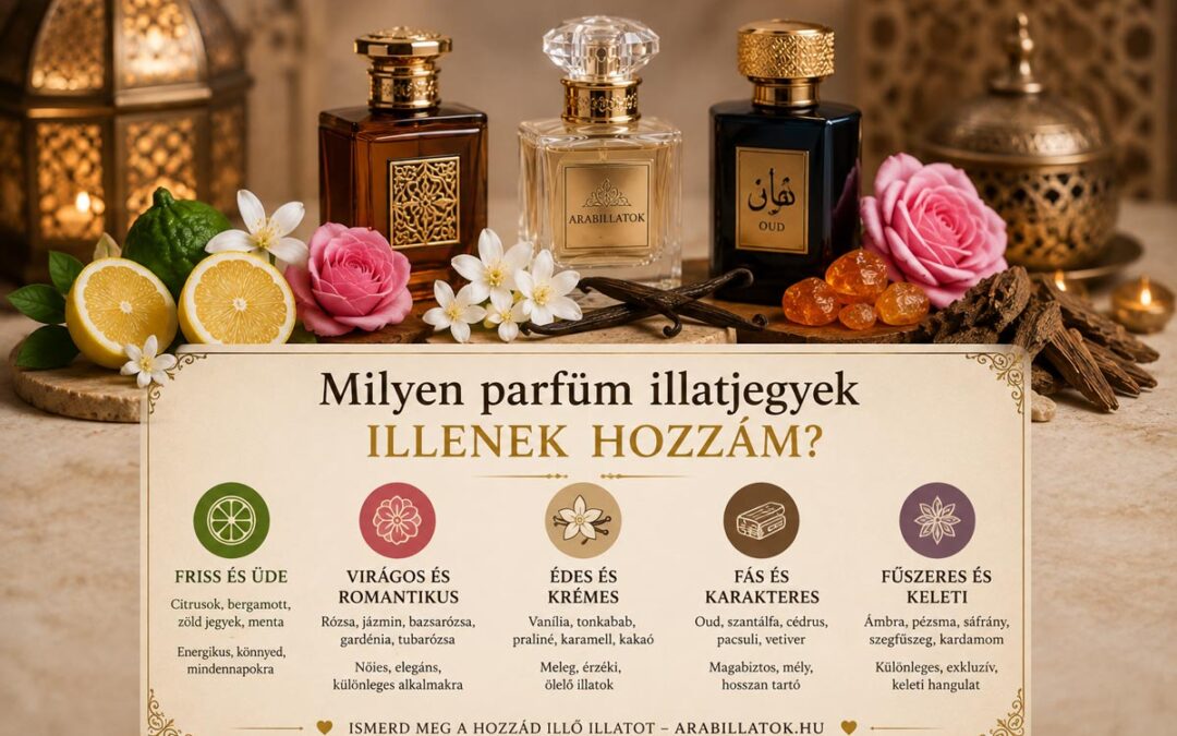 Milyen parfüm illatjegyek illenek hozzám?